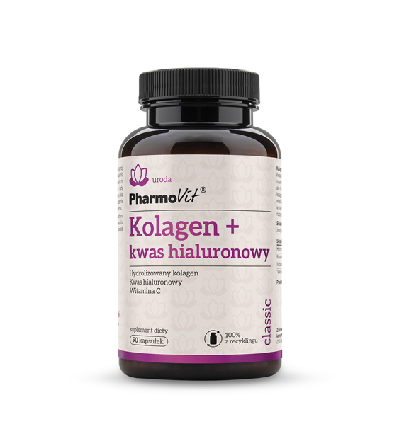 Kolagen + kwas hialuronowy 90 kaps | Classic Pharmovit