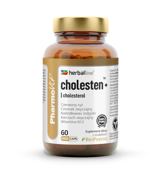 Cholesten™+ cholesterol 60 vege kaps | Herballine™ Pharmovit