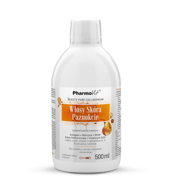 Włosy Skóra Paznokcie Zaawansowana formuła 500 ml | Pharmovit