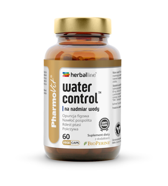 Water Control™ na nadmiar wody 60 vege kaps | Herballine™ Pharmovit
