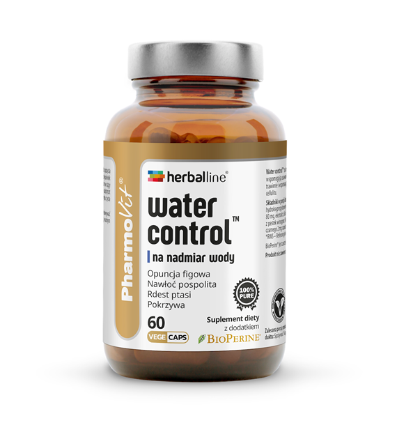 Water Control™ na nadmiar wody 60 vege kaps | Herballine Pharmovit