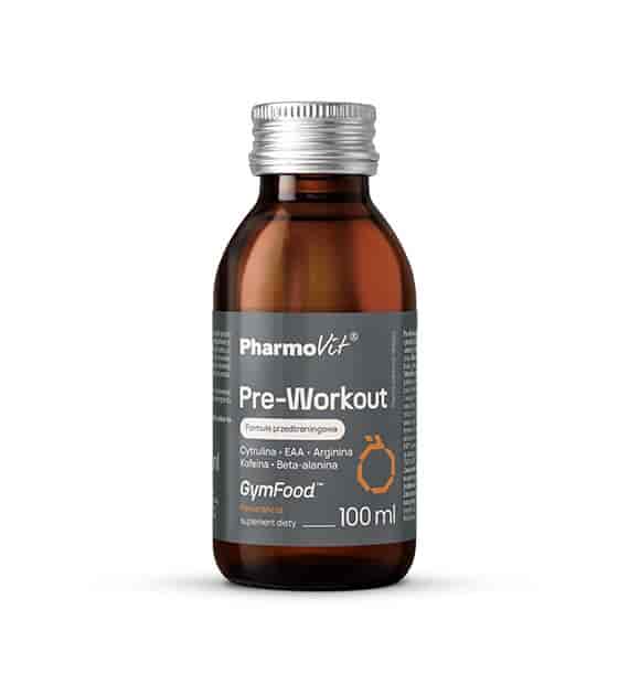 Pre-Workout Formuła przedtreningowa (pomarańcza) 100 ml | GymFood Pharmovit