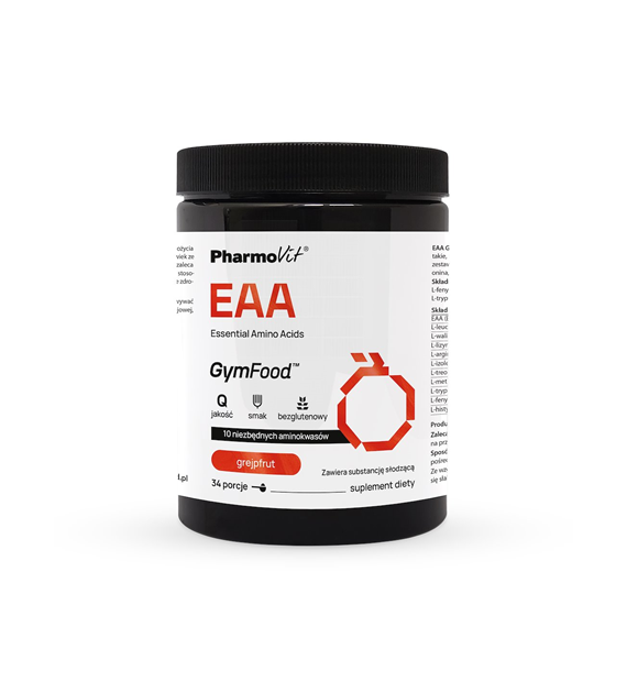 EAA Essential Amino Acids (grejpfrut) 375 g | GymFood Pharmovit