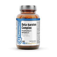 Beta-karoten Complex Prowitamina A Witamina E 60 kaps Clean label Pharmovit