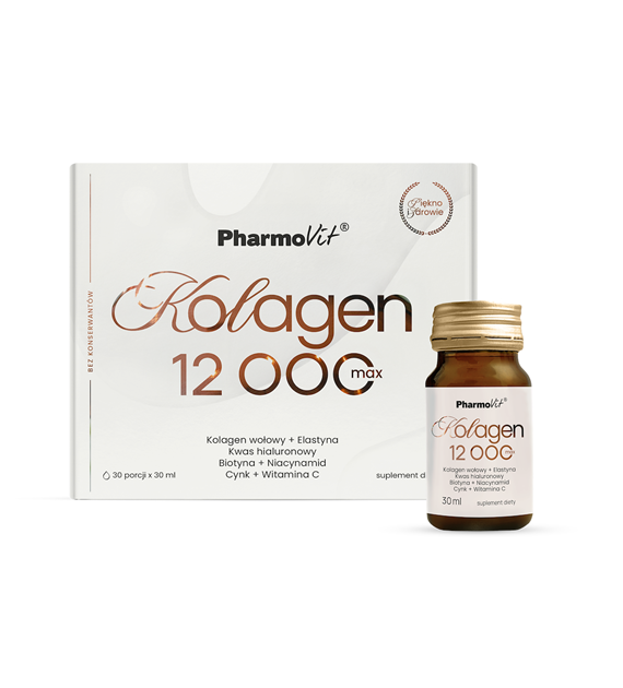 Kolagen 12 000 max 30 szt x 30 ml Pharmovit