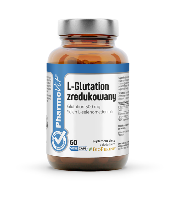 L-Glutation zredukowany 60 kaps | Clean Label Pharmovit