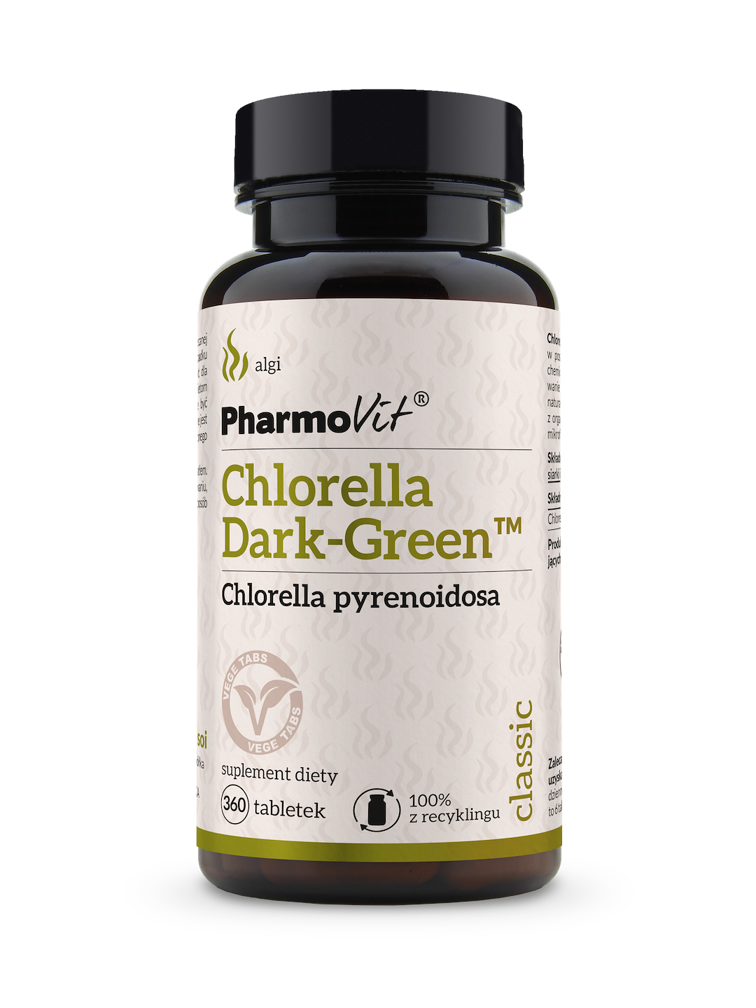 Chlorella Dark-Green™ 360 tabletek | Classic Pharmovit