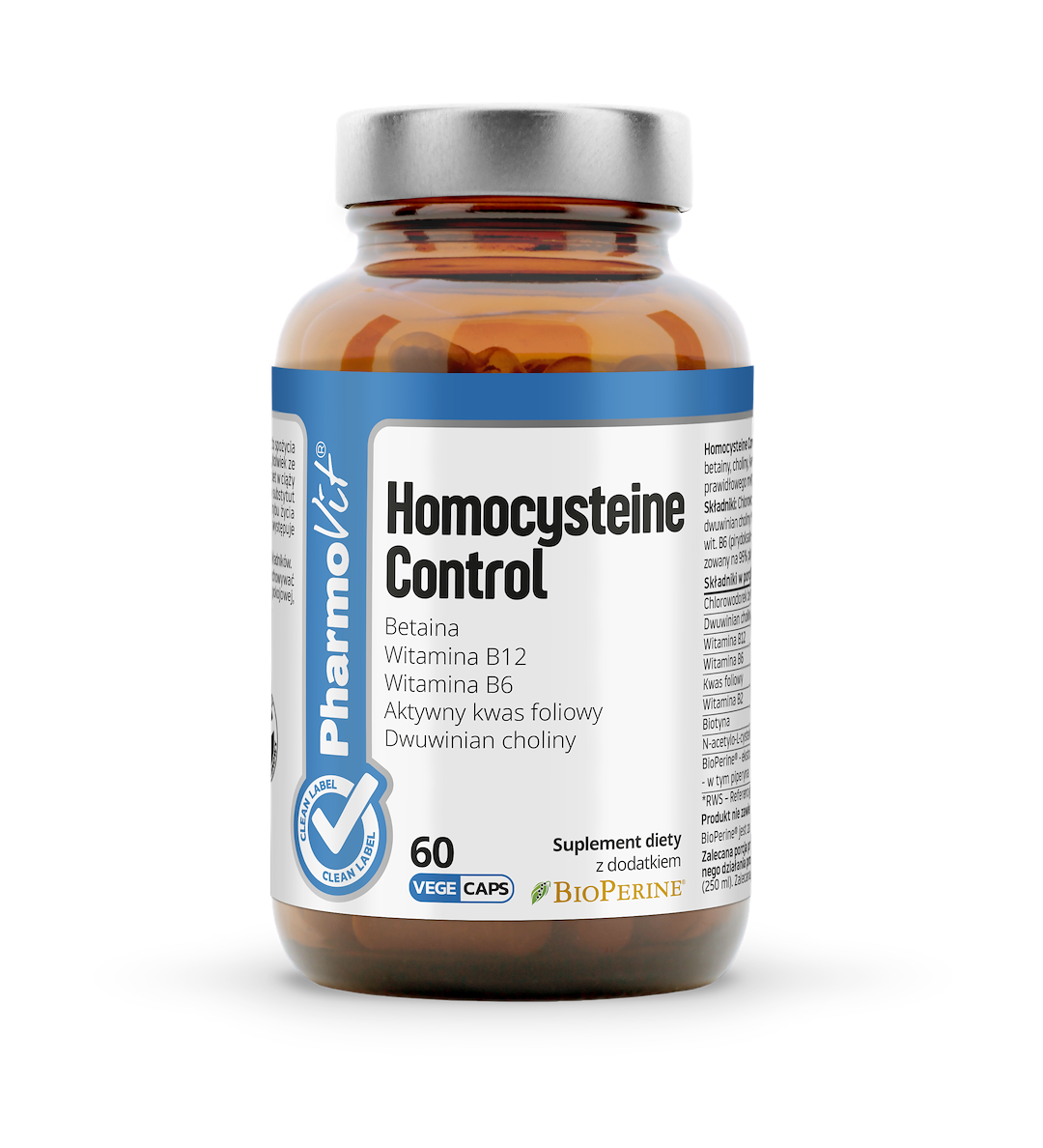 Homocysteine Control 60 kaps | Clean Label Pharmovit