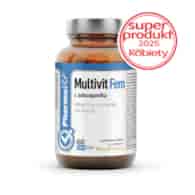 Multivit Fem z ashwagandhą Witaminy i minerały dla kobiet 60 kaps | Clean Label Pharmovit
