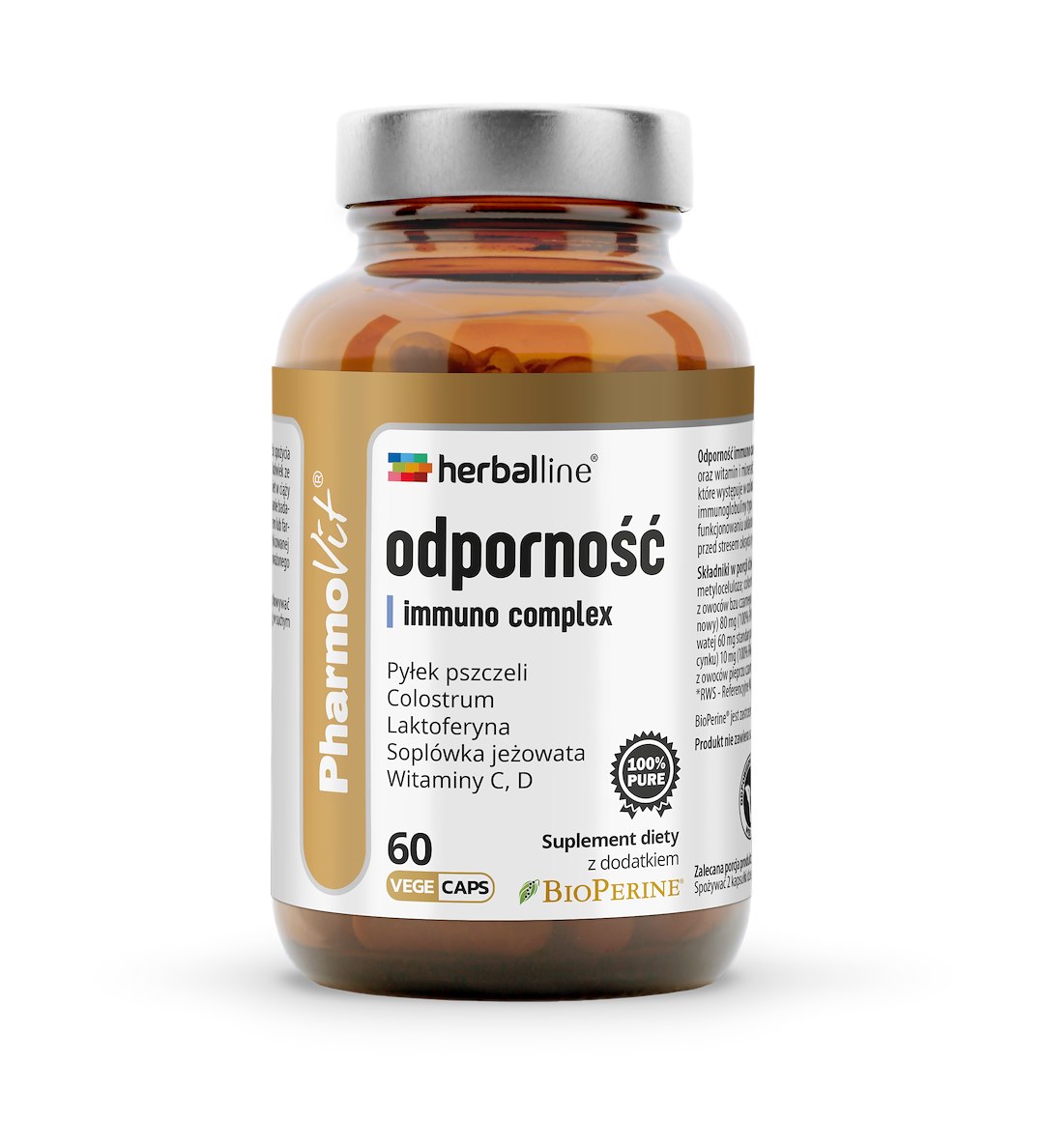 Odporność immuno complex 60 kaps | Herballine Pharmovit