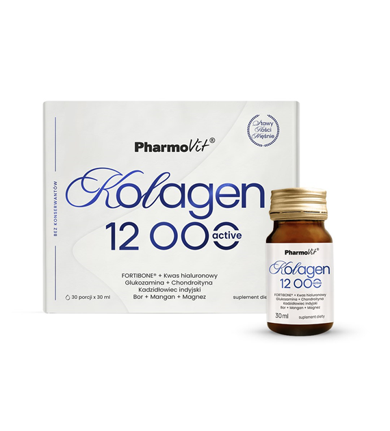 Kolagen 12 000 active 30 szt x 30 ml | Pharmovit