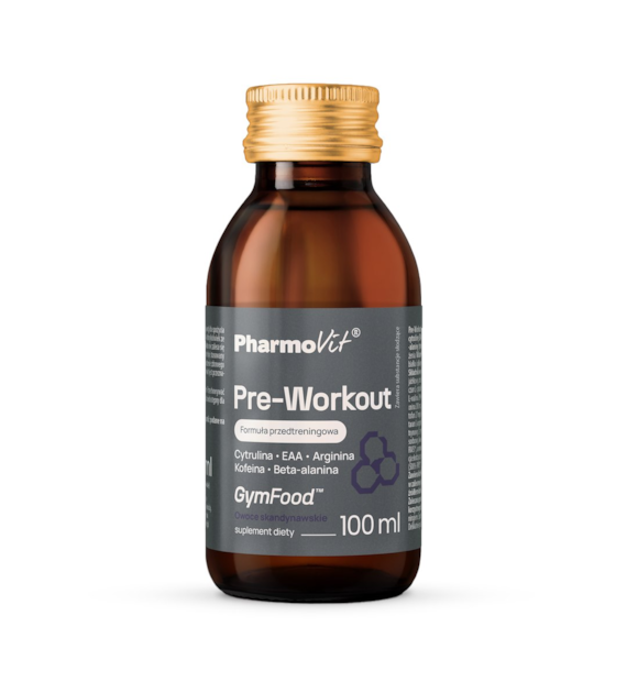 Pre-Workout Formuła przedtreningowa (owoce skandynawskie) 100 ml | GymFood Pharmovit