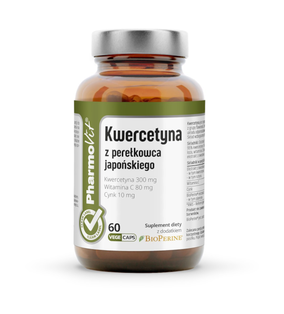 Kwercetyna z perełkowca japońskiego 60 kaps | Clean Label Pharmovit