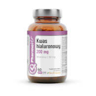 Kwas hialuronowy 200 mg 60 kaps | Clean Label Pharmovit