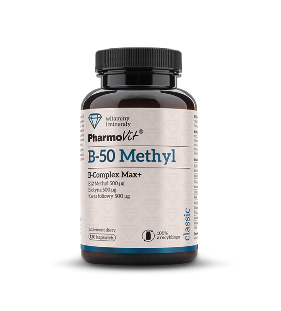 B-50 Methyl B-complex Max+ 120 kaps | Classic Pharmovit