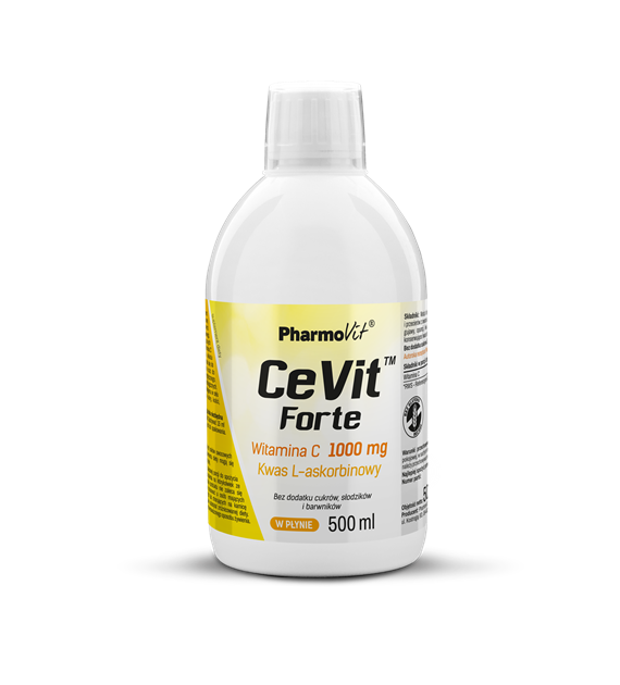 CeVit™ Forte Witamina C 1000 mg płyn 500 ml | Pharmovit