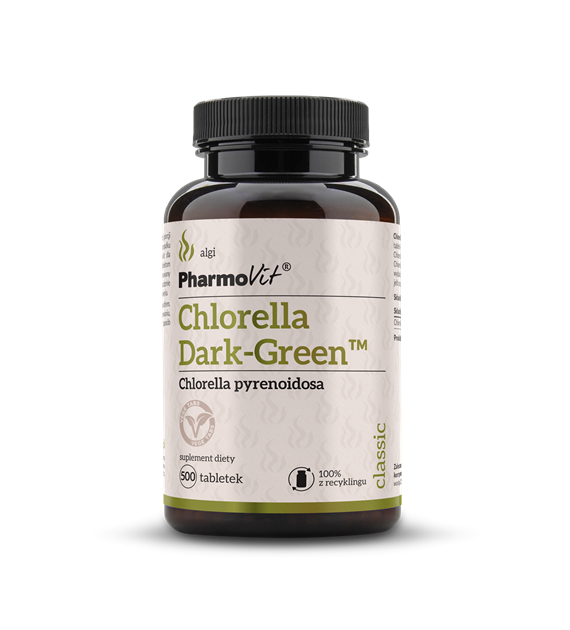 Chlorella DARK-GREEN™ 500 tabl vege | Classic Pharmovit