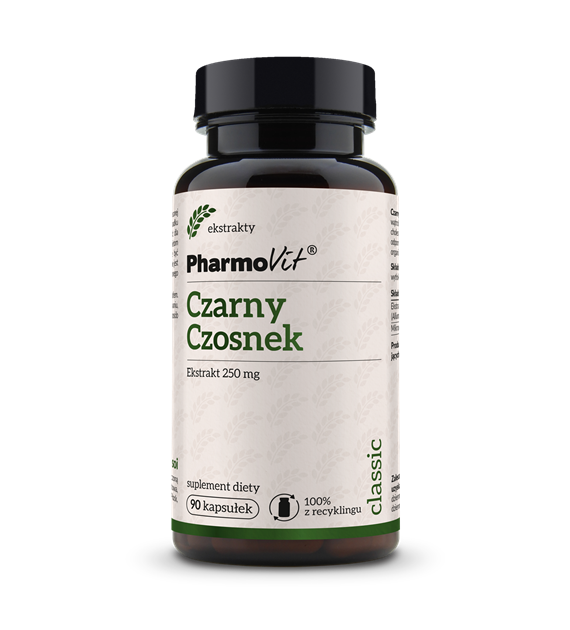 Czarny czosnek 250 mg 90 kaps | Classic Pharmovit