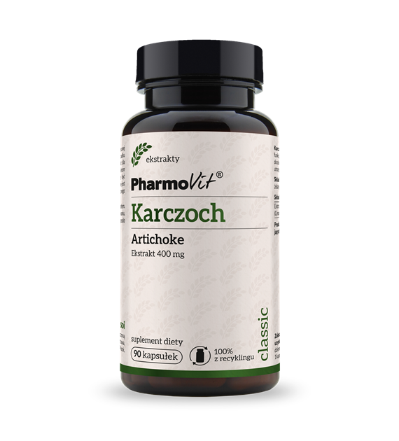 Karczoch Artichoke 4:1 400 mg 90 kaps | Classic Pharmovit