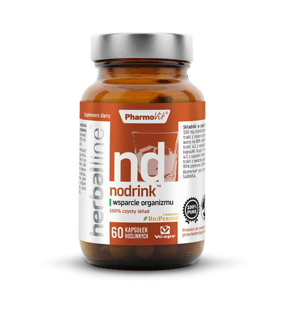 Nodrink™ wsparcie organizmu 60 vege kaps | Herballine™ Pharmovit