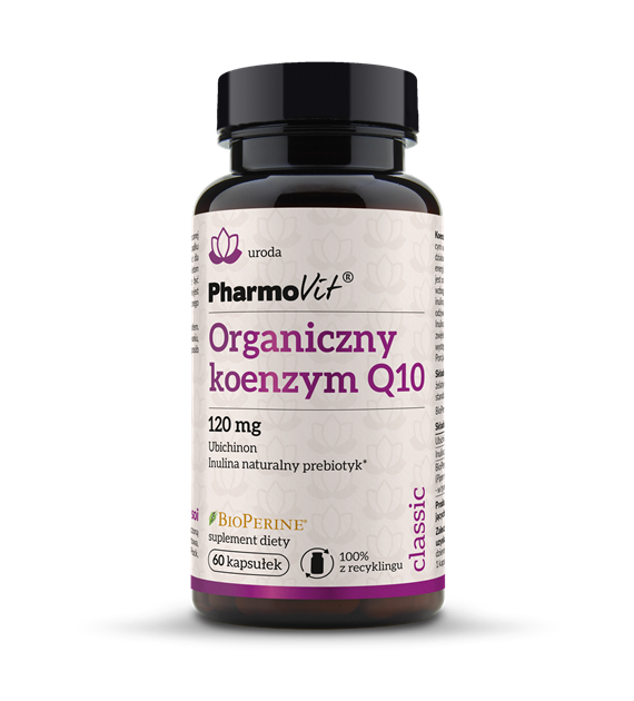 Organiczny koenzym Q10 120 mg 60 kaps | Classic Pharmovit