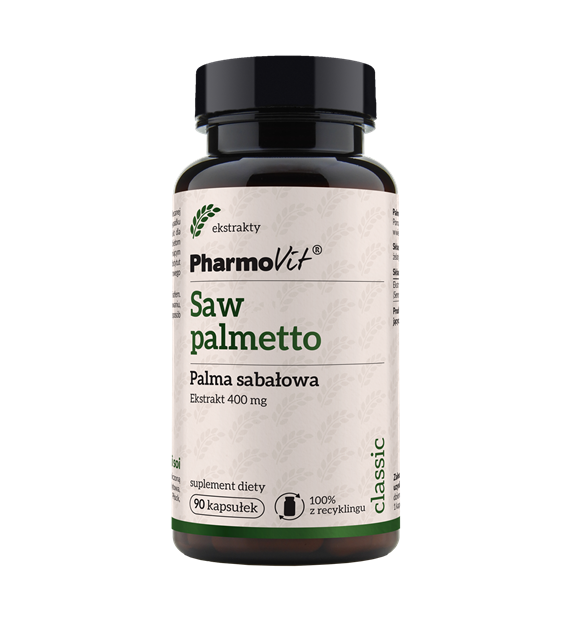 Saw palmetto Palma sabałowa 400 mg 90 kaps | Classic Pharmovit