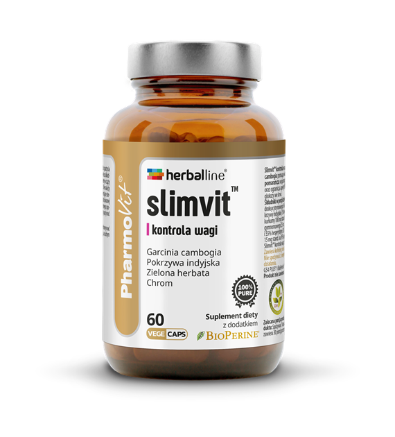 Slimvit™ kontrola wagi 60 vege kaps | Herballine™ Pharmovit