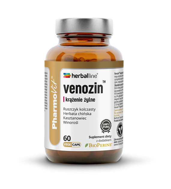 Venozin™ krążenie żylne 60 vege kaps | Herballine™ Pharmovit